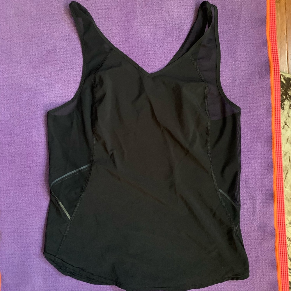 Black tank top